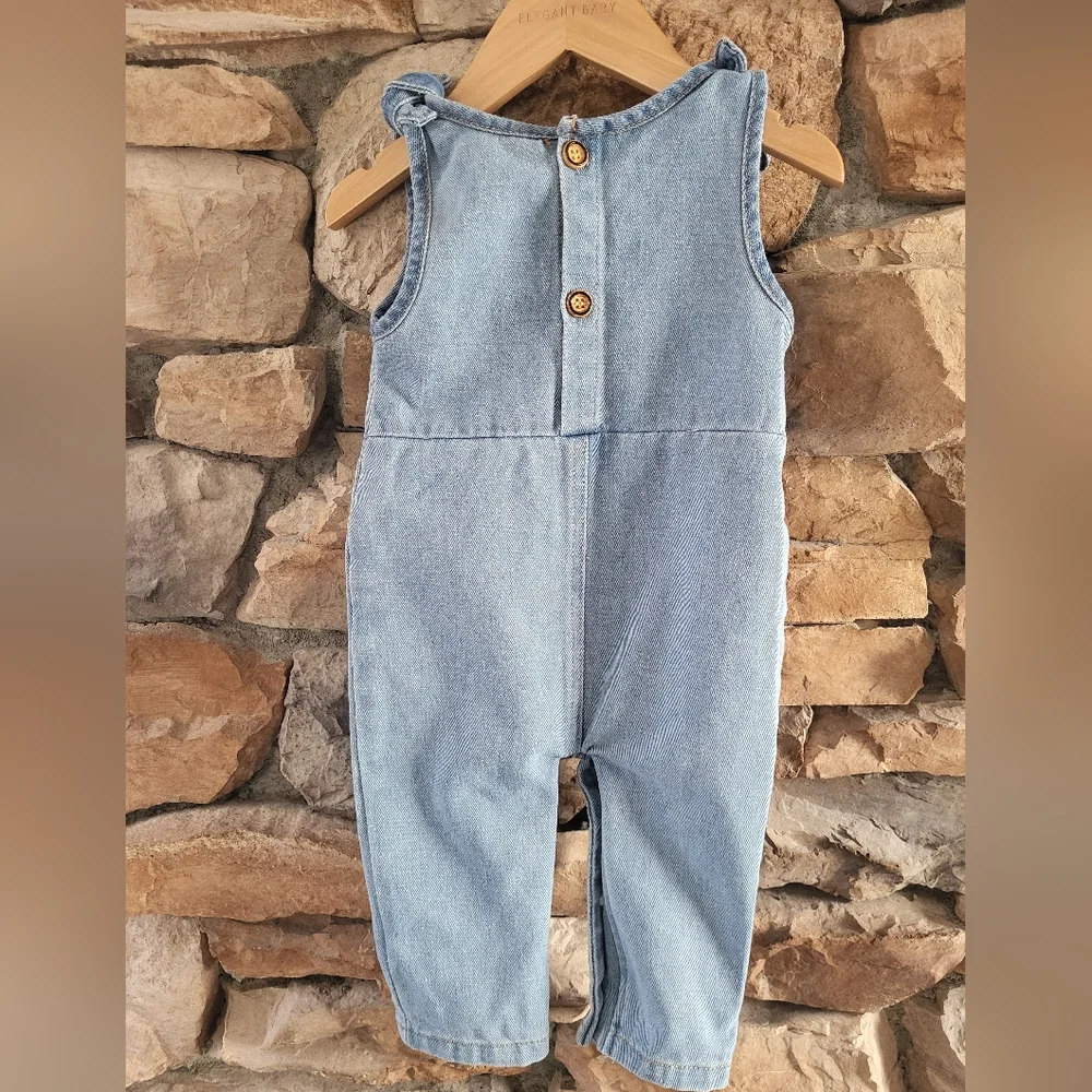 Denim Overalls For Baby Girl